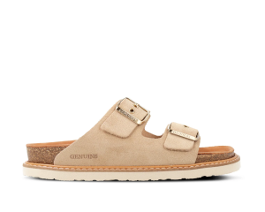 Klapki GENUINS HAWAII VELOUR ALMOND