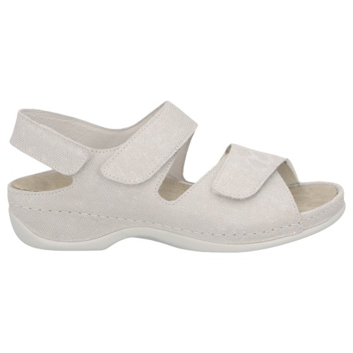 Sandały damskie Berkemann tęgość H – szeroki profil i stabilna podeszwa.